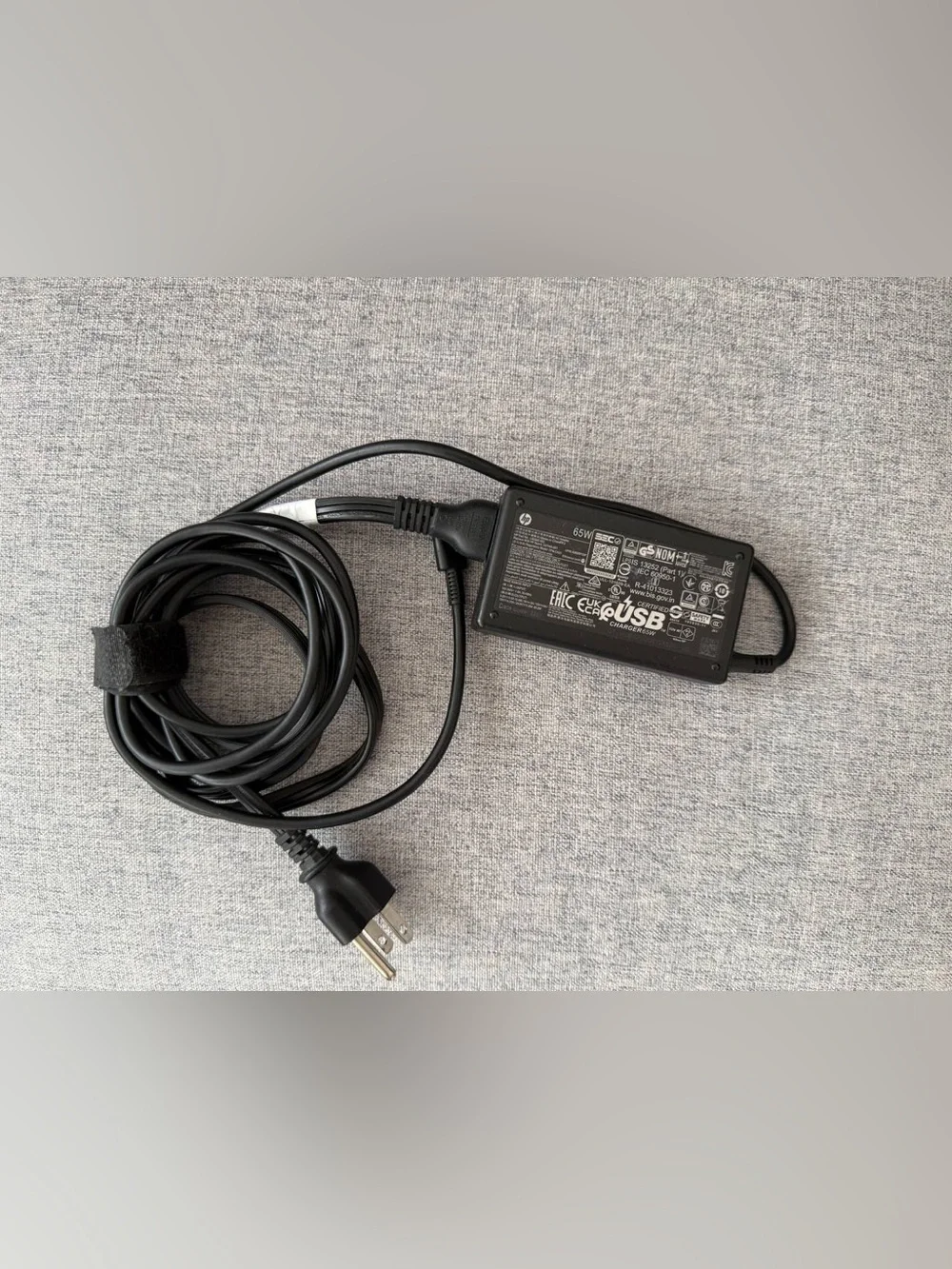 Original HP 65W USB-C Laptop Charger TPN-DA10 – New
